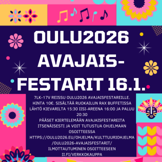 Oulu 2026-avajaisfestarit